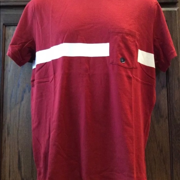 💥SOLD💥NWT Abercrombie & Fitch Chest Stripe Crew Tee - Picture 3 of 6
